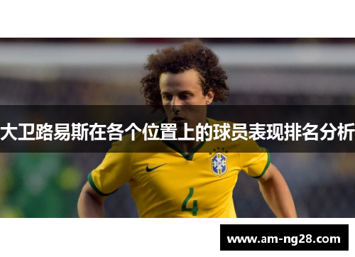 大卫路易斯在各个位置上的球员表现排名分析